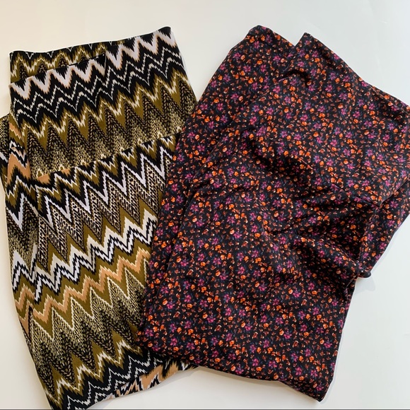 Lularoe Azure Midi Skirt - bundle of 2